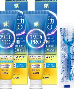 【Amazon.co.jp限定】クリニカ PROオールインワンハミガキ フレッシュクリーンミント 95ｇ×2個+フロス付き [医薬部外品] 歯磨き粉 歯周病 高濃度フッ素 (1450ppm配合)